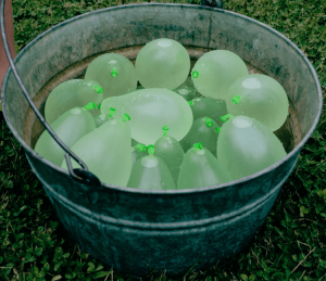 Water balloons of sweat!
